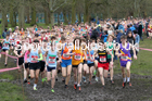 Intermediate boys, 2020 New Balance English Schools Champs., Sefton Park, Liverpool. Photo: David T. Hewitson/Sports for All Pics